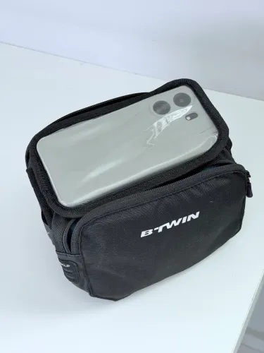 Bolsa de Quadro Dupla Porta Celular Bicicleta 