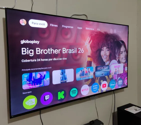 Smart TV 55" TCL 4K UHD QLED 55P7K