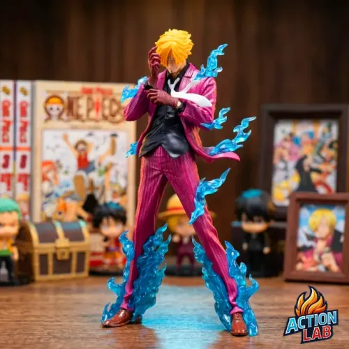 Action Figure Sanji Vinsmoke - One Piece - 24 cm - Colecionável - Estátua