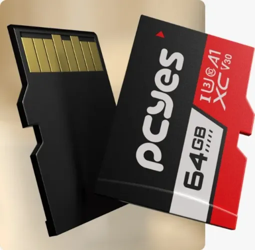 Cartão de Memória 64gb Pcyes Micro Sd C10 U3 V30 - Py64gbsdxc *ENTREGA GRÁTIS*