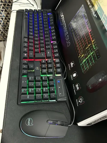 Kit Teclado e Mouse Gamer Shadow Strike Duo 3600 Dpi Dazz 