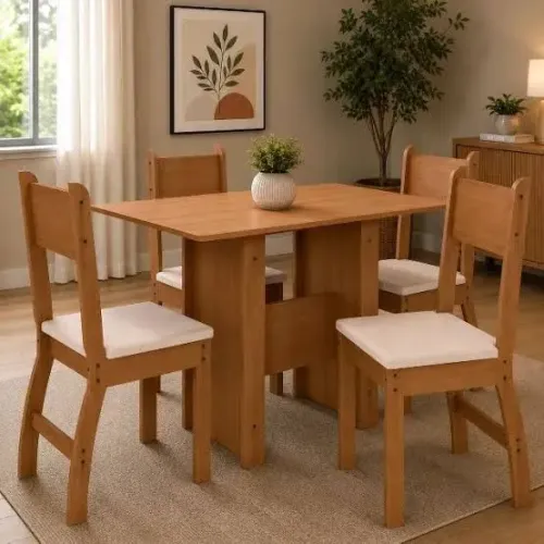 Mesa de jantar com cadeiras