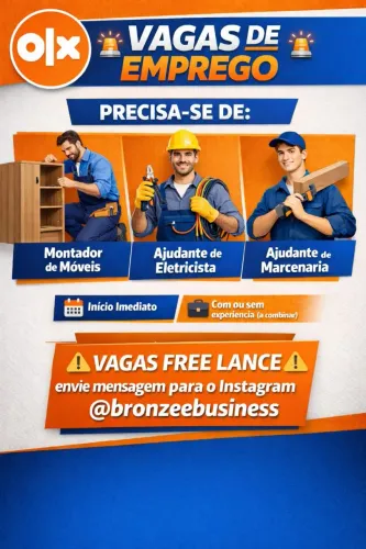 VAGAS FREE LANCE 