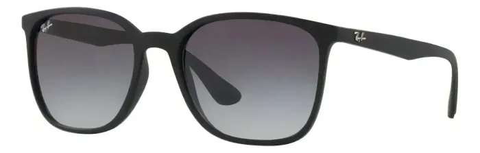 Óculos de Sol Ray Ban RB4316622/8g Preto matte / Cinza Degrade
