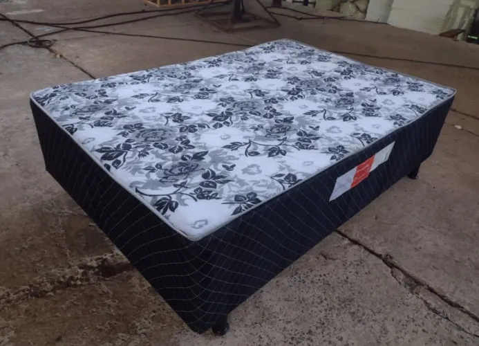Cama Box Casal D28 3cm Acoplada - Pronta Entrega
