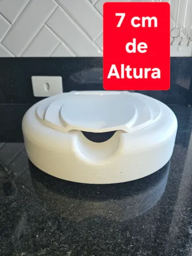 Assento de vaso sanitário elevado 7cm