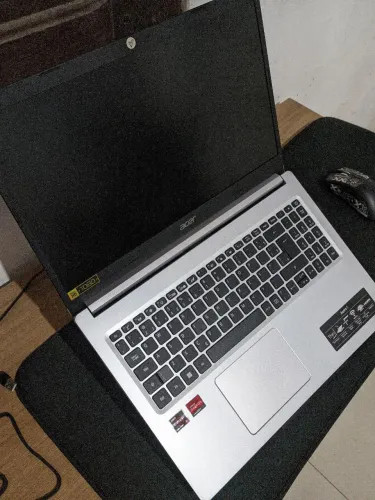 Notebook Acer aspire 5 com Ryzen 5 5500U 16gb ram 512gb armazenamento