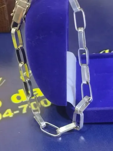 Pulseira Prata 950 Peso 7.60 Gramas 5.4 mm 22 Cm