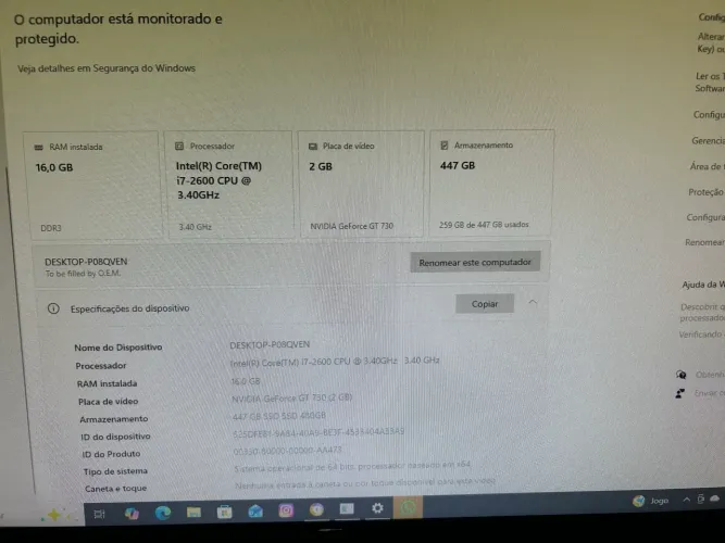 Vendo pc 