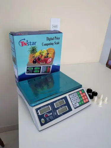 Balança Digital 40kg LED - Pronta Entrega para Feiras e Mercados Nova na Caixa