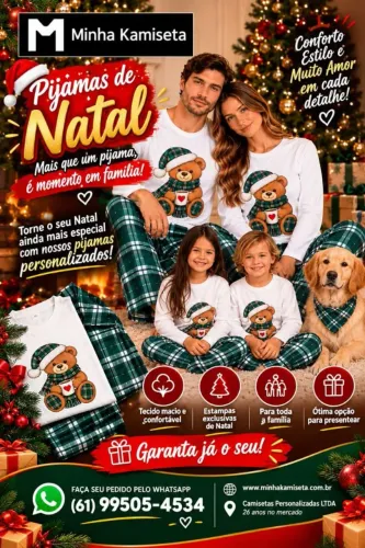 Pijamas de Natal 