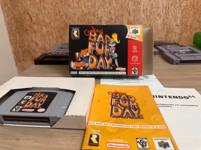 Conkers Bad For Day Nintendo 64 Original