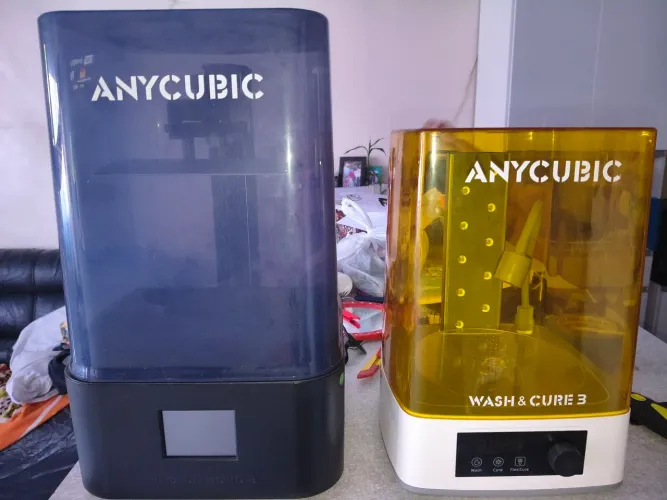 Impressora 3D Resina + lavagem e cura Acc Trocas
