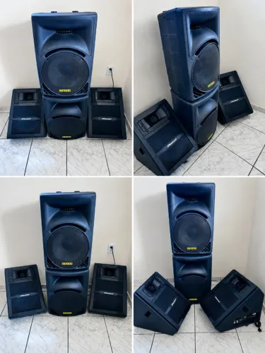 4 Caixas de Som Profissional