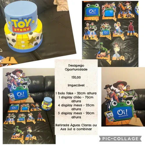 120,00 Kit decoração festa infantil Toy Story