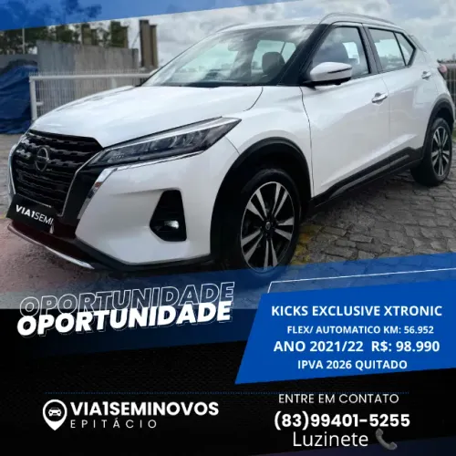 Nissan Kicks Exclusive 1.6 16V Flex AUT 2022