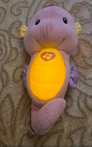 Cavalo Marinho Musical Rosa - Fisher Price - Perfeito