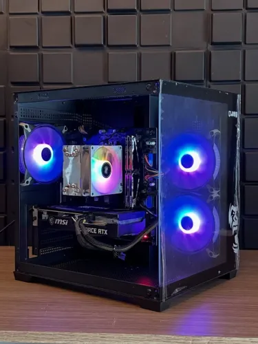 PC Gamer Intel i5 12400F, RTX 3050 8GB, 16GB RAM, NVMe 512GB, H610, Fonte CoolerMaster 450