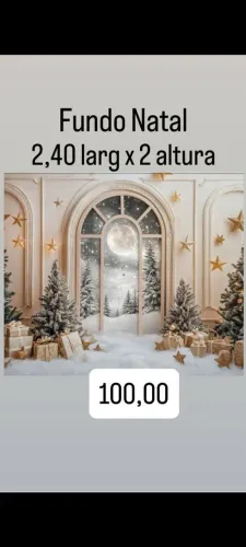 Fundo  fotografico de Natal 