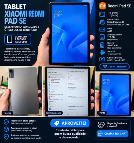 Tablet Xiaomi HyperOS