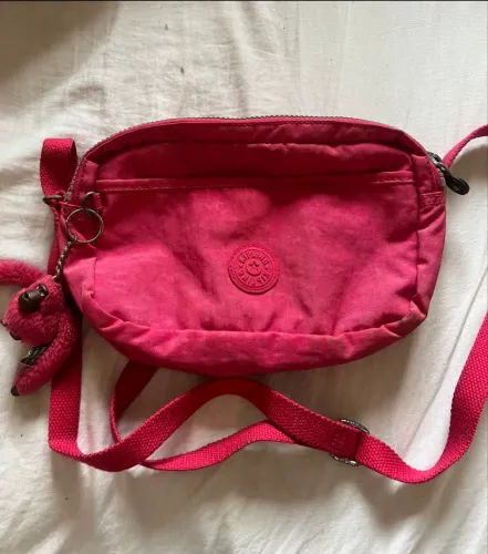 bolsa kipling rosa