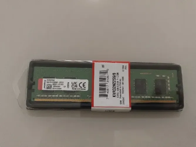 Memória DDR4 8GB 3200Mhz (1X8gb) Kingston para desktop