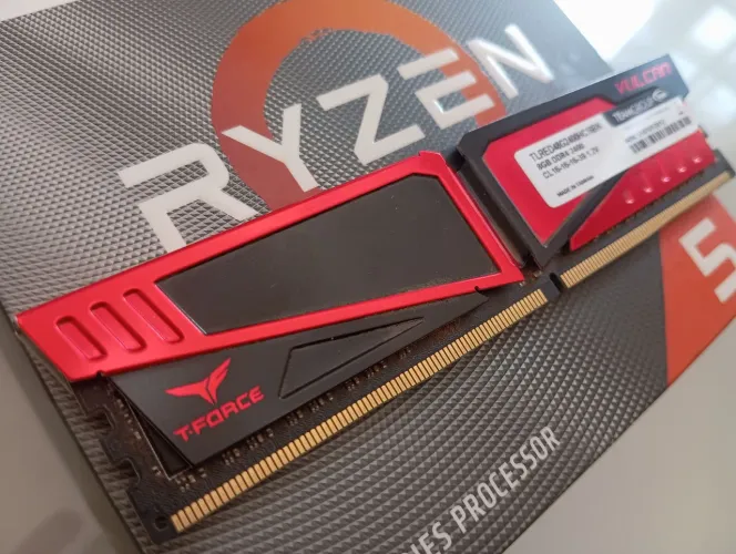 Memória RAM DDR4  8 GB T.force Vulcan