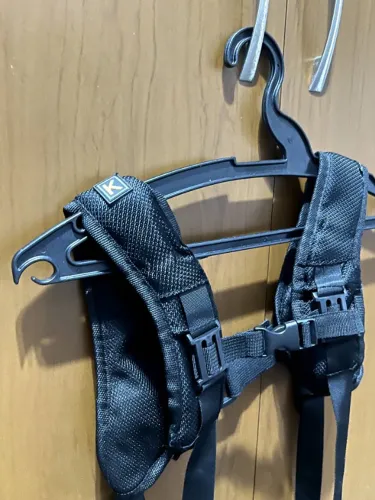 Alca Dupla para Camera Dslr Preto