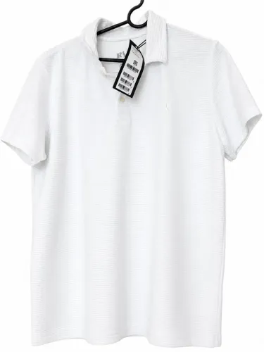 Camisa Polo Reserva Branca Texturizada - Nova com Etiqueta - Tam G