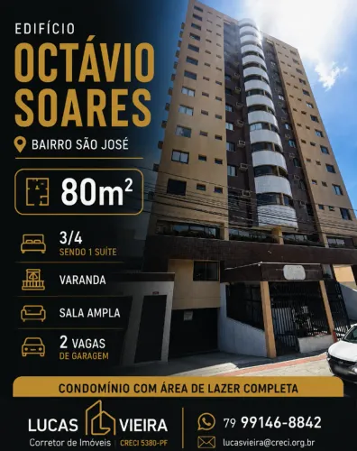 Condomíno Edificio Octávio Soares Filho - 3/4 com suite