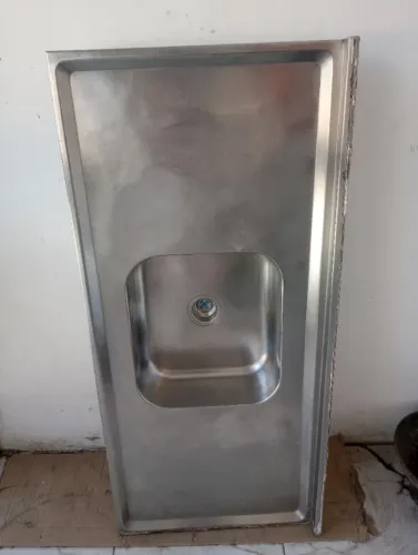 Pia inox já Concretado 