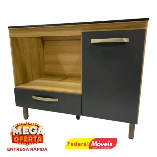 Balcão para Fogão Cooktop (Tampo Fechado) - Promoção 