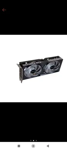 Placa de vídeo rtx 5050 8gb semi nova, excelente estado de conservação.
