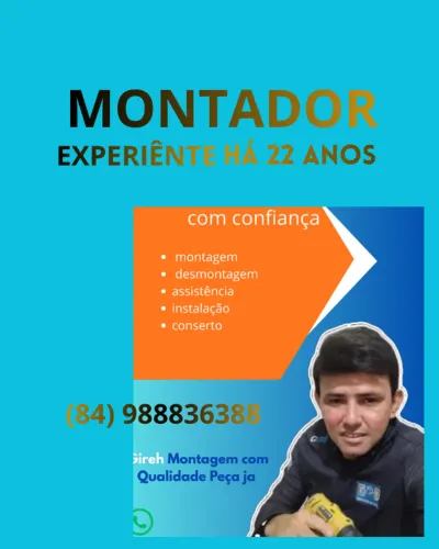 MONTADOR DE MÓVEIS COM ENPERIÊCIA
