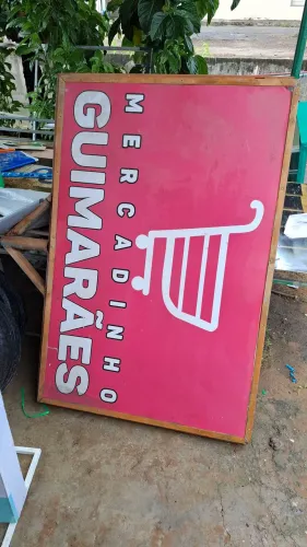 Placa Outdoor Totem