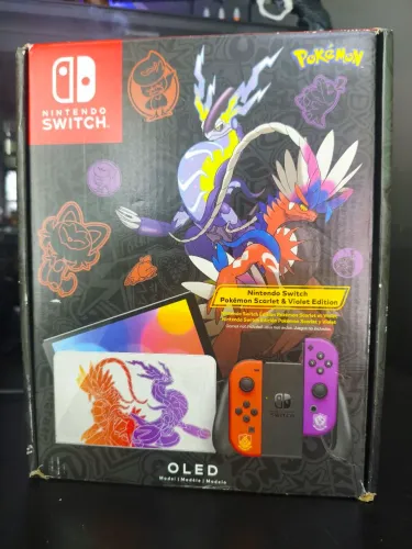 Nintendo Switch OLED Pokémon Scarlet e Violet novo