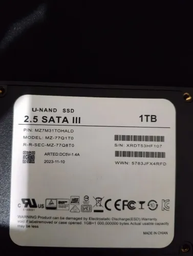 SSD sata 2.5 polegadas 1tb 