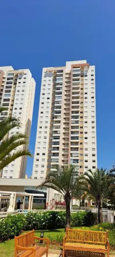 Apartamento semi mobiliado para locação com 94 m², lazer completo, Mansões Santo Antonio, 