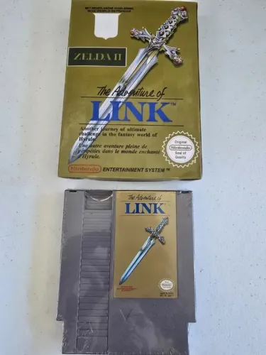 Jogo Zelda Ii: The Adventure Of Link Nes Original (Usado) Jogo Zelda Ii: The Adventure Of 