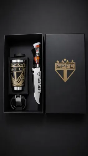 Kit Faca e copo do São Paulo 