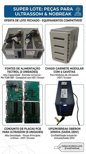 ULTRASSOM ( LOTE PHILIPS )
