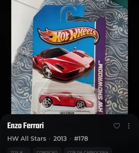 Hot Wheels Enzo Ferrari - Lacrado | Raro 