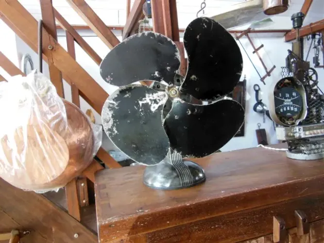 Ventilador Antigo Americano p/ Decoração