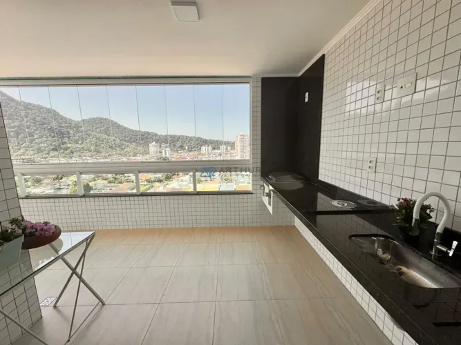 Apartamento à venda em Praia Grande no Canto do Forte com 3 dormitórios