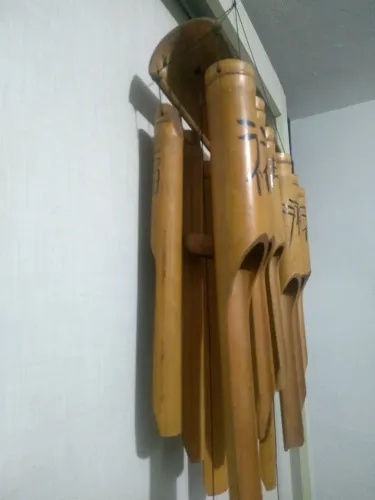 Sino de bambú grande (120cm x 40cm)