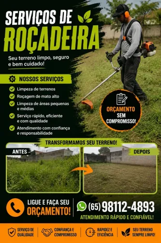 Está precisando limpar seu terreno? Fazemos limpeza de terrenos