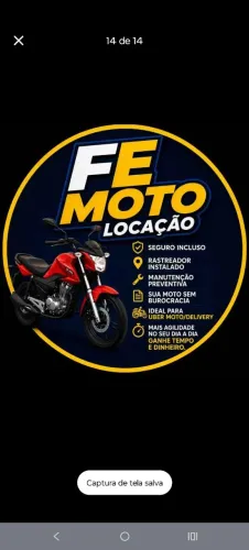 Locações e aluguel de moto apartir de 200 por semana.