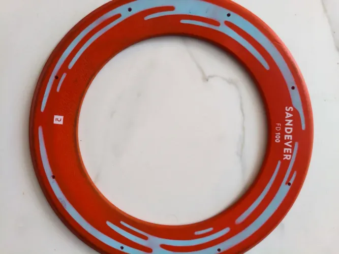 Disco Frisbee soft longa distância sandever vermelho