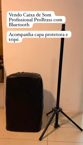 Caixa de Som Profissional ProBrass com Bluetooth 