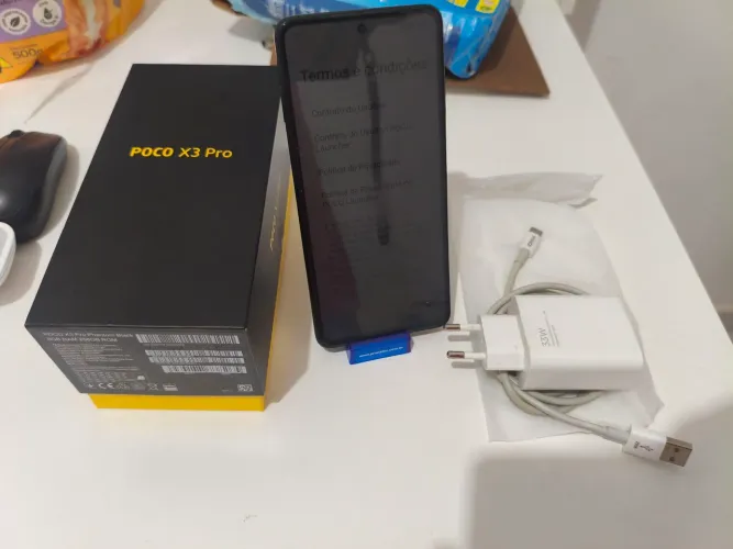 POCO X3 Pro 256GB / 8GB RAM - Impecável + Acessórios Originais